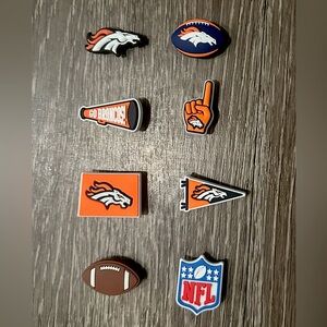 NFL Denver Broncos Football Croc Charm Jibbitz